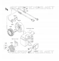 G&Eacute;N&Eacute;RATEUR pour Kawasaki KLF300 1989