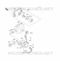 OPTIQUE ZGT00A 009976) pour Kawasaki KLF300 1989