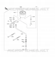 PIECE EN OPTION(COMPTEUR) pour Kawasaki KLF300 1989
