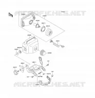 PIECE EN OPTION(OPTIQUE) pour Kawasaki KLF300 1989