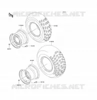 PNEUS pour Kawasaki KLF300 1989