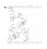 POMPE A HUILE pour Kawasaki KLF300 1989