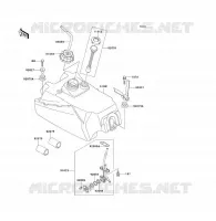 RESERVOIR CARBURANT(AS) pour Kawasaki KLF300 1989
