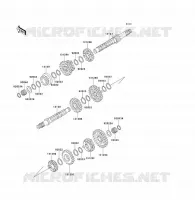 TRANSMISSION pour Kawasaki KLF300 1989