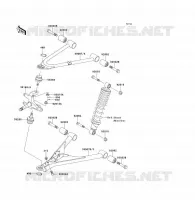 AMORTISSEUR AVANT pour Kawasaki KLF300 1992