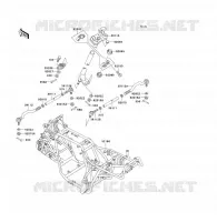 CH&Acirc;SSIS pour Kawasaki KLF300 1992