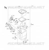 FILTRE A AIR pour Kawasaki KLF300 1992
