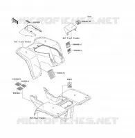 LABEL pour Kawasaki KLF300 1992