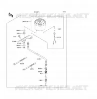 PIECE EN OPTION(COMPTEUR) pour Kawasaki KLF300 1992