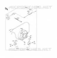 PIECE EN OPTION(VENTILATEUR) pour Kawasaki KLF300 1992