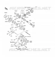 PIGNON CONIQUE AVANT pour Kawasaki KLF300 1992
