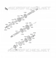 TRANSMISSION pour Kawasaki KLF300 1992