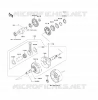 VILEBREQUIN pour Kawasaki KLF300 1992