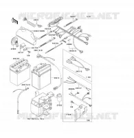 CHASSIS EQUIPMENT ELECTRIQUE pour Kawasaki KLF300 1992