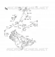 CH&Acirc;SSIS pour Kawasaki KLF300 1992