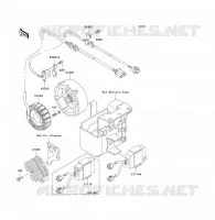 G&Eacute;N&Eacute;RATEUR pour Kawasaki KLF300 1992