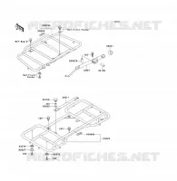 PORTE BAGAGE (S) pour Kawasaki KLF300 1992