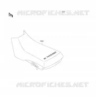SELLE pour Kawasaki KLF300 1992