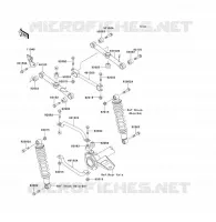 SUSPENSION ARRI&Egrave;RE pour Kawasaki KLF300 1992