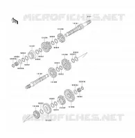 TRANSMISSION pour Kawasaki KLF300 1992