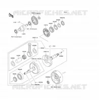 VILEBREQUIN pour Kawasaki KLF300 1992