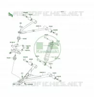 AMORTISSEUR AVANT pour Kawasaki KLF300 1994