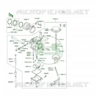 CARBURATEUR pour Kawasaki KLF300 1994
