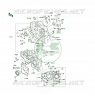 CARTER MOTEUR(S) pour Kawasaki KLF300 1994
