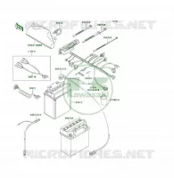 CHASSIS EQUIPMENT ELECTRIQUE pour Kawasaki KLF300 1994