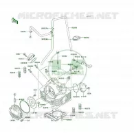 CULASSE pour Kawasaki KLF300 1994