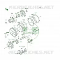 EMBRAYAGE pour Kawasaki KLF300 1994