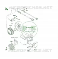 G&Eacute;N&Eacute;RATEUR pour Kawasaki KLF300 1994