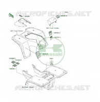 LABEL pour Kawasaki KLF300 1994