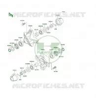 MOYEU AVANT pour Kawasaki KLF300 1994