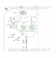 PIECE EN OPTION(COMPTEUR) pour Kawasaki KLF300 1994