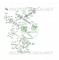 PIGNON CONIQUE AVANT pour Kawasaki KLF300 1994