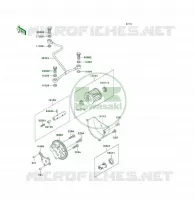 POMPE A HUILE/FILTRE &Agrave; HUILE pour Kawasaki KLF300 1994