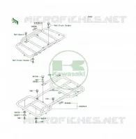 PORTE BAGAGE (S) pour Kawasaki KLF300 1994