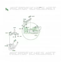 REPOSE PIED pour Kawasaki KLF300 1994