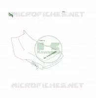 SELLE pour Kawasaki KLF300 1994