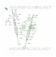 SOUPAPE pour Kawasaki KLF300 1994