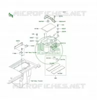 SUPPORT BATTERIE pour Kawasaki KLF300 1994