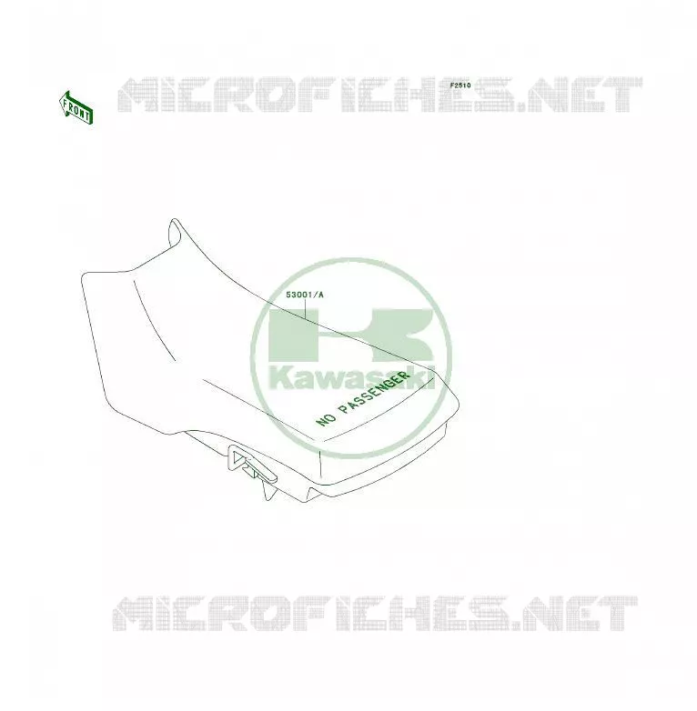 SELLE Kawasaki QUAD 300 1996 KLF300  KLF300-B9