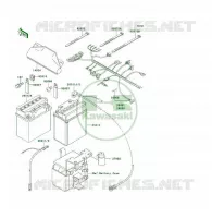 CHASSIS EQUIPMENT ELECTRIQUE pour Kawasaki KLF300 4X4 1989