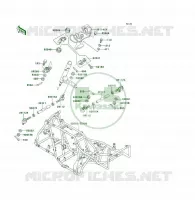 CH&Acirc;SSIS pour Kawasaki KLF300 4X4 1989
