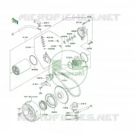 D&Eacute;MARREUR pour Kawasaki KLF300 4X4 1989