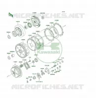 EMBRAYAGE pour Kawasaki KLF300 4X4 1989
