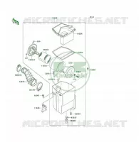 FILTRE A AIR pour Kawasaki KLF300 4X4 1989