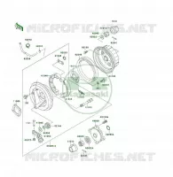 MOYEU ARRIERE pour Kawasaki KLF300 4X4 1989