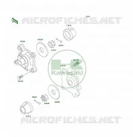 MOYEU AVANT pour Kawasaki KLF300 4X4 1989